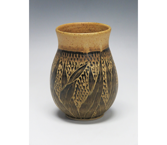 Brown Vase by Richard & Susan Roth